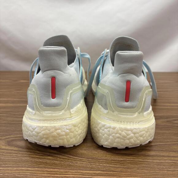 Adidas Ultraboost 20 FV8336 Running Shoes Women's Size 10.5 White Iridescent - Picture 5 of 14